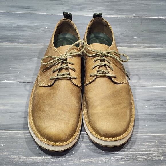 Clarks Men's Solsbury Shoes Comfort Lace Up Dark Sand Leather 26178984 SZ 13 M - Picture 5 of 9